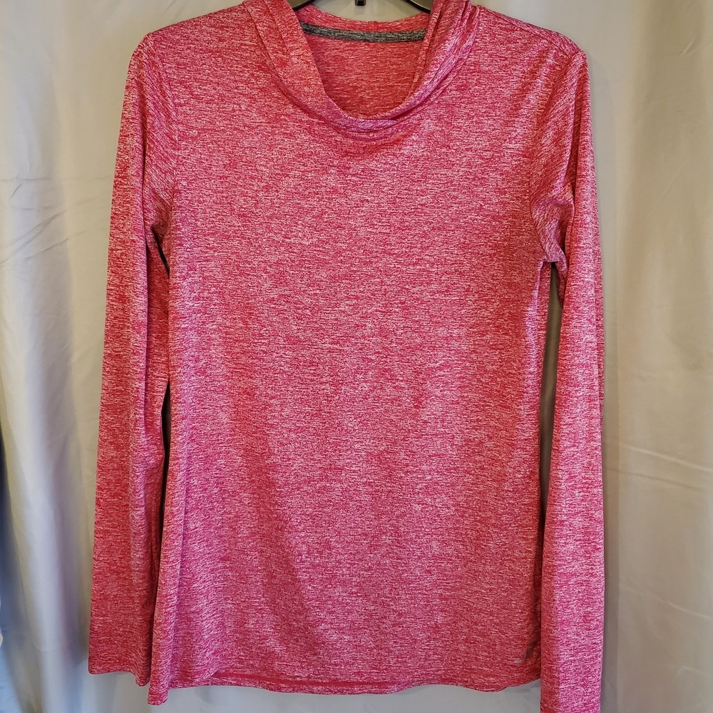 BCG Running Walking Performance‎ Lightweight Red Pullover Hooded Top Size M